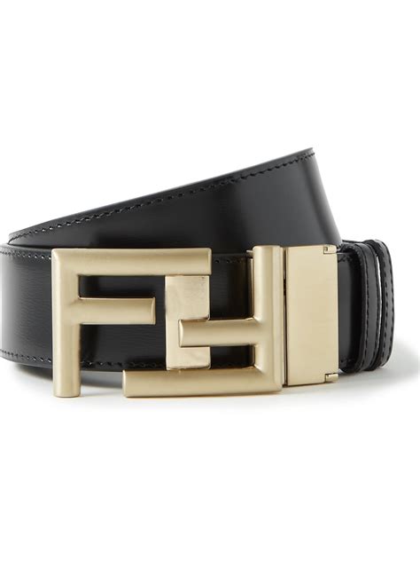 fendi logo buckle leather belt|reversible fendi belt.